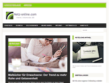 Tablet Screenshot of netz-online.com